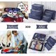 thumbnail image 3 of SZTXJ 6-in-1 Luggage Organizer Set for Travel, Different Sizes Cubes Waterproof Travel Storage Bags, Nylon Suitcase Organizers 3 Cubes + 3 Travel Bags, 3 of 5