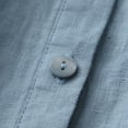 thumbnail image 5 of AherBiu 3/4 Sleeve Tops for Women Button down Shirts Cotton Linen Fall Casual Loose Lightweight Blouse, 5 of 7