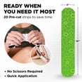 thumbnail image 4 of THERABAND Kinesiology Tape, Green/Yellow, 1 Roll, with XactStretch Indicators, Long-Lasting Athletic Tape for Shoulder, Back & Knee, Latex-Free & Water Resistant for Men and Women, Pre-Cut, 4 of 10