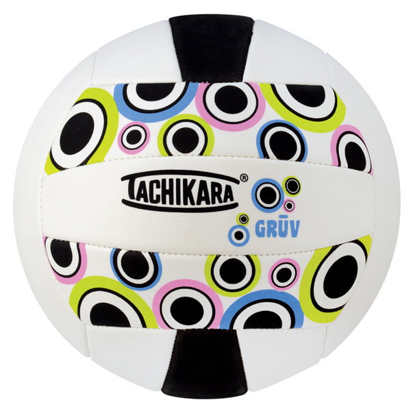Hot Pink/White Tachikara SofTec ZEBRA Pattern Volleyball 