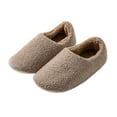 thumbnail image 3 of Wowcloth Women's Fashion House Slippers – Sherpa-Lined Warmth Slip-On with Enclosed Toe & Heel for Cozy Indoor Footwear, 3 of 7
