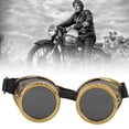 thumbnail image 2 of Vintage Goggles Gafas de Sol Deportivas Casco Steampunk Gafas para Exteriores Motocross Racer Goggles para ni?os Hombres Mujeres(Bronce) EOTVIA NO, 2 of 6