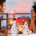 thumbnail image 6 of Valentines Day Decorations, Valentines White Ceramic Tree with Lights, Lighted Valentines Ceramic Tree Gifts for Women Men Valentines Heart Tree Figurines for Home Table Decorations (White), 6 of 6