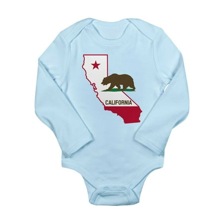 

CafePress - CALI STATE W BEAR Body Suit - Long Sleeve Infant Bodysuit
