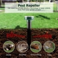 thumbnail image 4 of 4 Uds. Repelente de ratones al aire libre electrónico Solar LED Farm Snake Mole Remover, 4 of 6