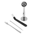 thumbnail image 1 of Coffee Stirring Spoon, Easy Cleaning Coffee Tamper Spoon Rustproof Coffee Art Pen  for Drink for Cafe, 1 of 7