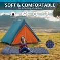 thumbnail image 5 of Inflatable Sleeping Pad Camping Mat with Pillow 190L x 60W x 5Th cm - Ultralight, Waterproof, Compact, Portable Sleeping Pad for Backpacking, Travelin, 5 of 5