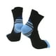 thumbnail image 1 of Calcetines de ciclismo Unique Bargains, de secado rápido, para exteriores, color azul y negro, tamaño M, neutros y universales, 1 par, combinación de colores, 1 of 6
