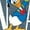HEATHER BLUE, variant on Mickey & Friends - Donald - Women's Racerback Tank Top
