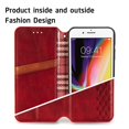 thumbnail image 4 of Dteck Wallet Case for iPhone SE 2020 & iPhone 7 & iPhone 8, Premium PU Leather Flip Folio Wallet Case with Card Slot Magnetic Closure Case, Red, 4 of 8
