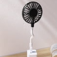 thumbnail image 4 of Billuyoard Ventilador Usb recargable silencioso banco de energía de refrigeración Mini herramientas de juego ventiladores eléctricos de Electrodomésticos Negro, 4 of 6