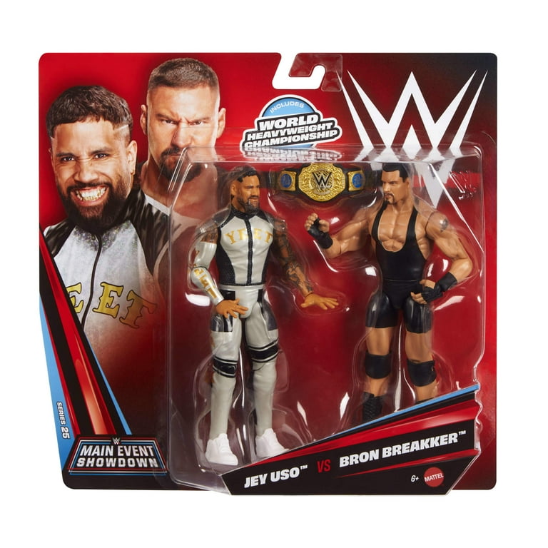 WWE Main Event Showdown Bron Breakker Vs Jey Uso Action Figures
