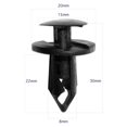 thumbnail image 2 of HSHDLDF Car Clips 50 Pieces Universal Nylon Plastic Fastener Rivet Clips, 8mm, 2 of 7