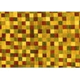 thumbnail image 1 of Ahgly Company Machine Washable Indoor Rectangle Checkered Yellow Modern Area Rugs, 2' x 5', 1 of 4