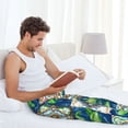 thumbnail image 5 of Naloa Lemon and Leaves Pajama Pants Men, PJ Bottoms, Sleep & Lounge Pants-X-Large, 5 of 6