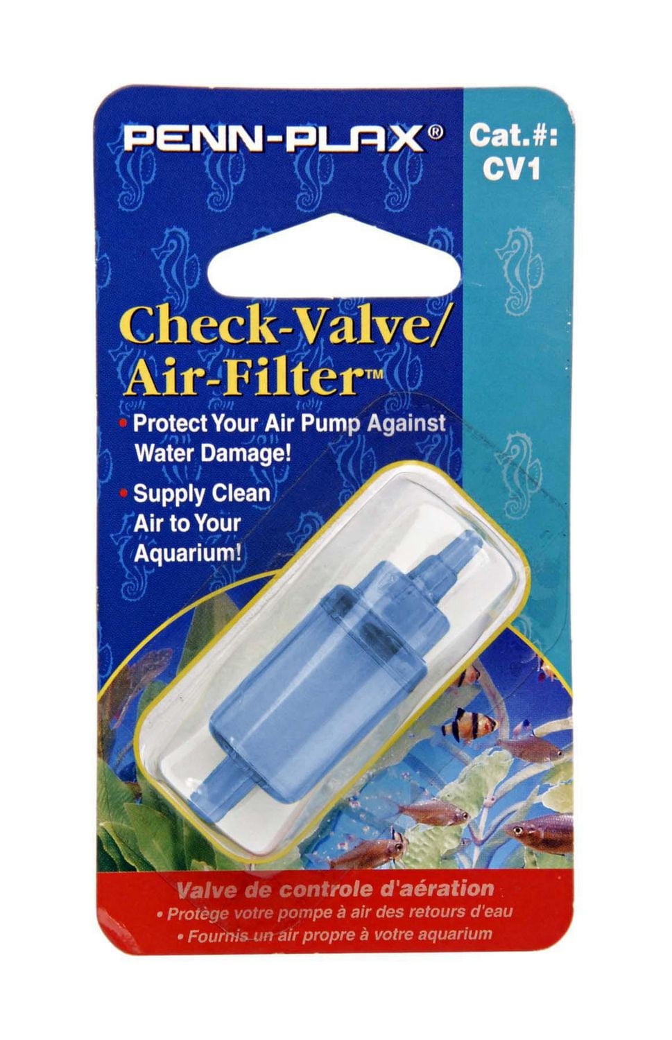 Penn-Plax Check-Value, Air filter