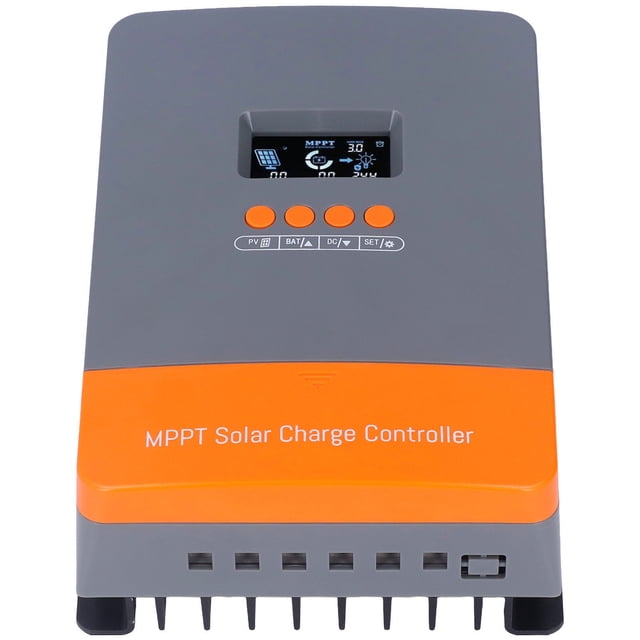 Controlador de descarga de carga solar, MPPT de capa O Controlador de carga solar MPPT Un controlador de carga solar elegante y moderno
