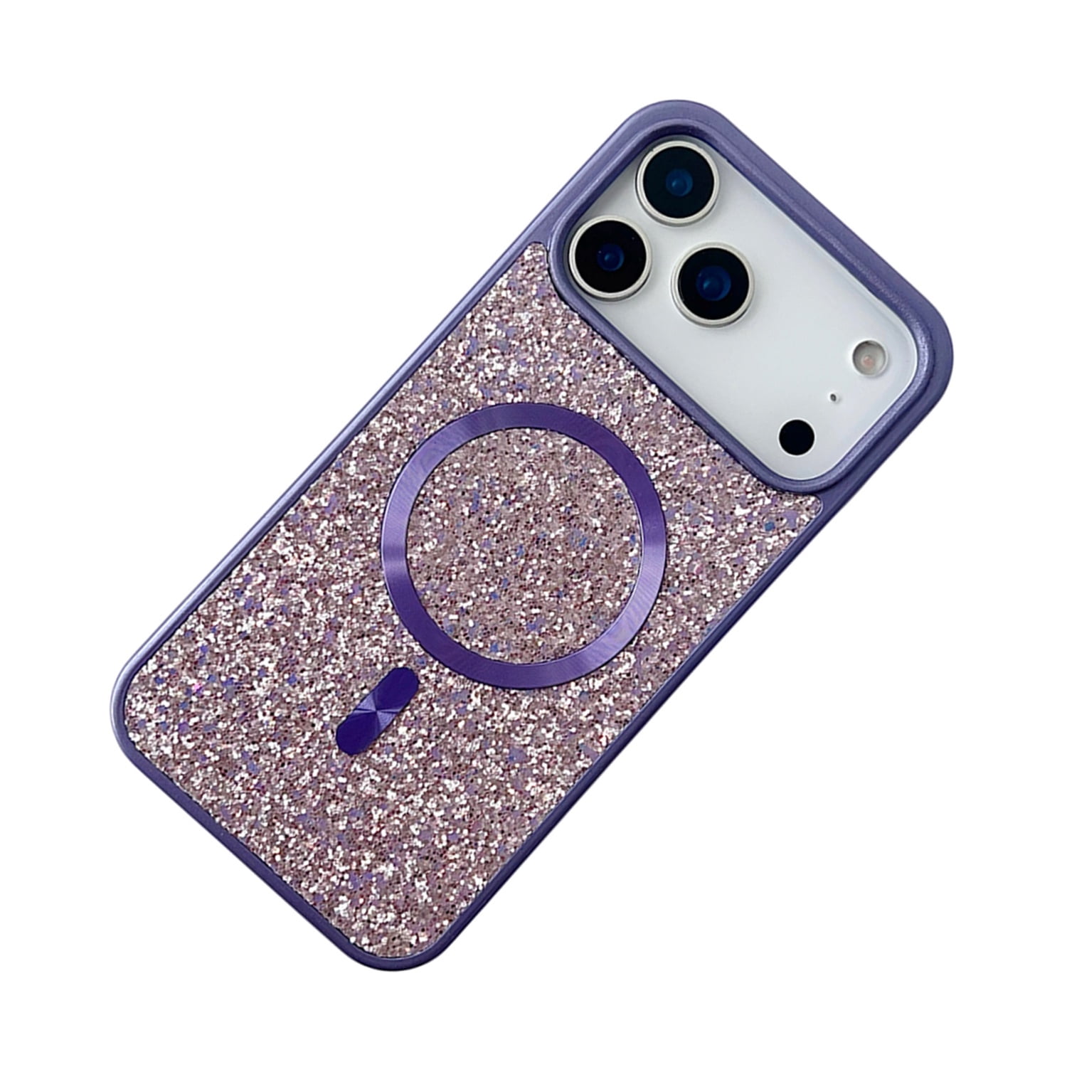 Blinged Case with Magsafe for iPhone 17 Pro - White