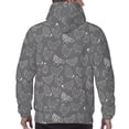thumbnail image 7 of Lsque Funny Chicken Pattern Casual Men's Hoodie,Hooded Sweatshirt with Kangaroo Pocket,Pullover Hoodie-3X-Large, 7 of 7