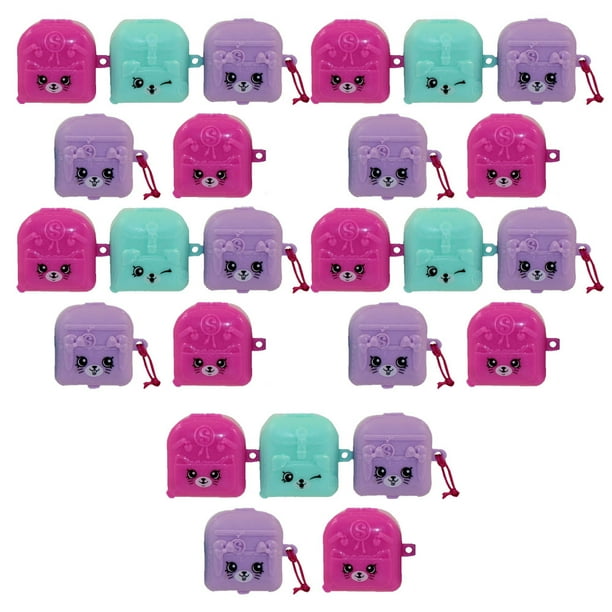 Shopkins Accessories - Season 5 - LOT OF 25 BACKPACKS (Random Colors