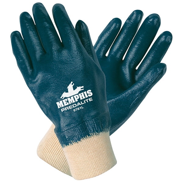 Predalite Supported Nitrile Gloves, Fully Coated (3 Dozens)