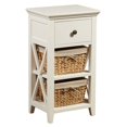 thumbnail image 1 of PRI 2 Basket Storage Rack in White, 1 of 3
