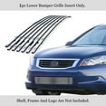 thumbnail image 2 of APS Compatible with Honda Accord 2008-2010 Sedan Lower Bumper Stainless Steel SS Chrome Billet Front Grill Grille Insert H66590A, 2 of 7