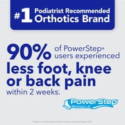 PowerStep Pinnacle Full Length Orthotic Shoe Insoles with Neutral Arch Support for Plantar Fasciitis