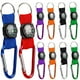 thumbnail image 1 of KAKOWELY 10 piezas de llavero con brújula para acampar y clip para cinturón, llavero con brújula para aventuras al aire libre., 1 of 4