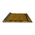 thumbnail image 2 of Ahgly Company Indoor Round Oriental Yellow Modern Area Rugs, 4' Round, 2 of 4