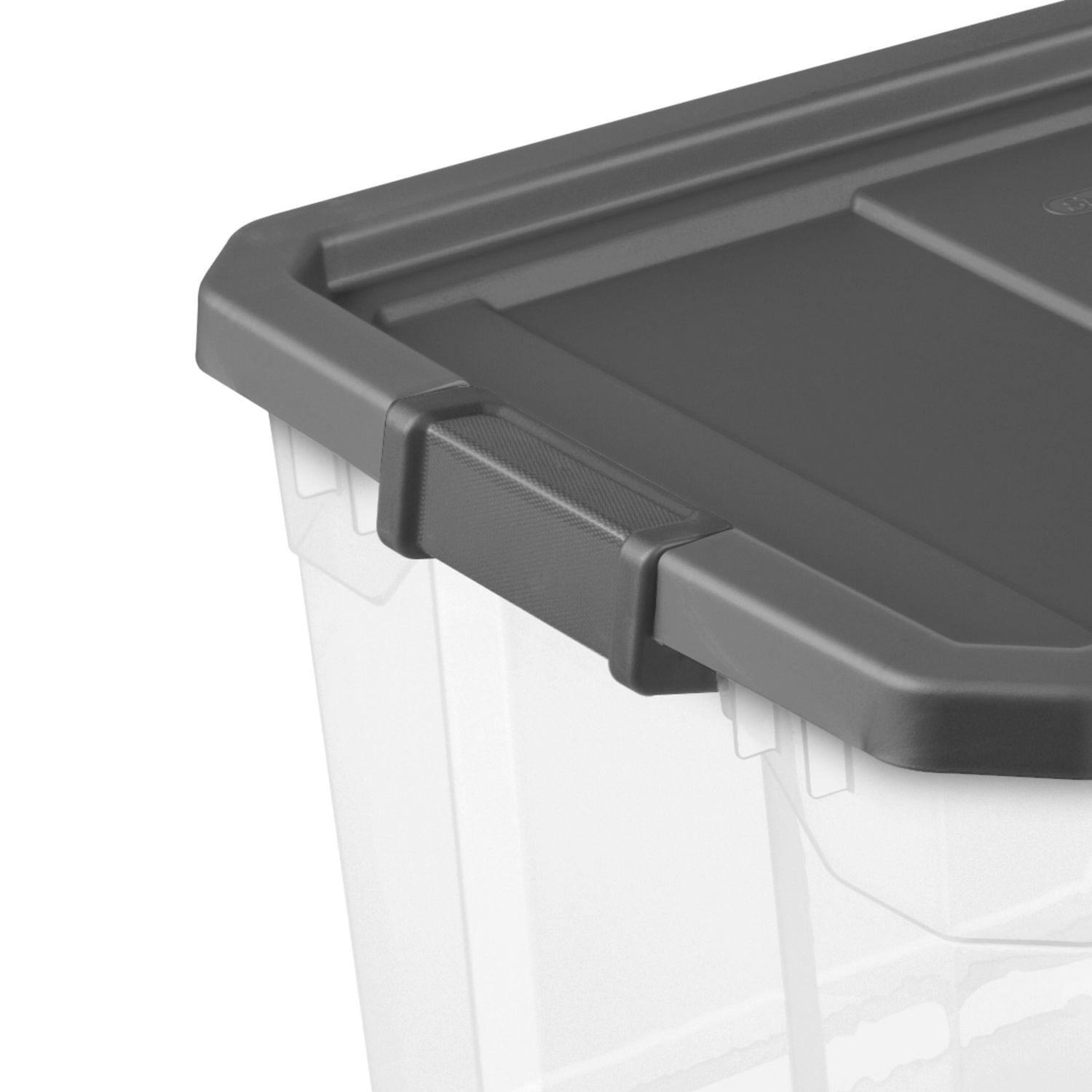 Sterilite Boîte Empilable 72 litres - Gris
