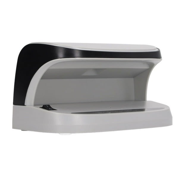 Detector De Dinero UV, DC5V 2A Encendido Automático Apagado UV Detector De Dinero De Billetes Falsos Luz LED ABS Multifuncional Para Tarjeta De Crédito Para Hotel