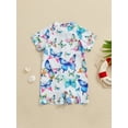 thumbnail image 4 of Musuos Baby Girl One-pieces Swimwear 6M 12M 18M 24M 3Y Summer Floral Print Short Sleeves Swimsuits for Toddler Bathing Suits Beachwear, 4 of 9