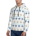thumbnail image 3 of Lsque Sea Turtle Pattern Casual Men's Hoodie,Hooded Sweatshirt with Kangaroo Pocket,Pullover Hoodie-4X-Large, 3 of 7
