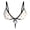 Black, variant on Summer Print Reversible Triangle Halter Bikini Set,Women's 4th Of July Hot Dog Print Summer Swimsuit 2-in-1 Bathing Suit,XS-XL