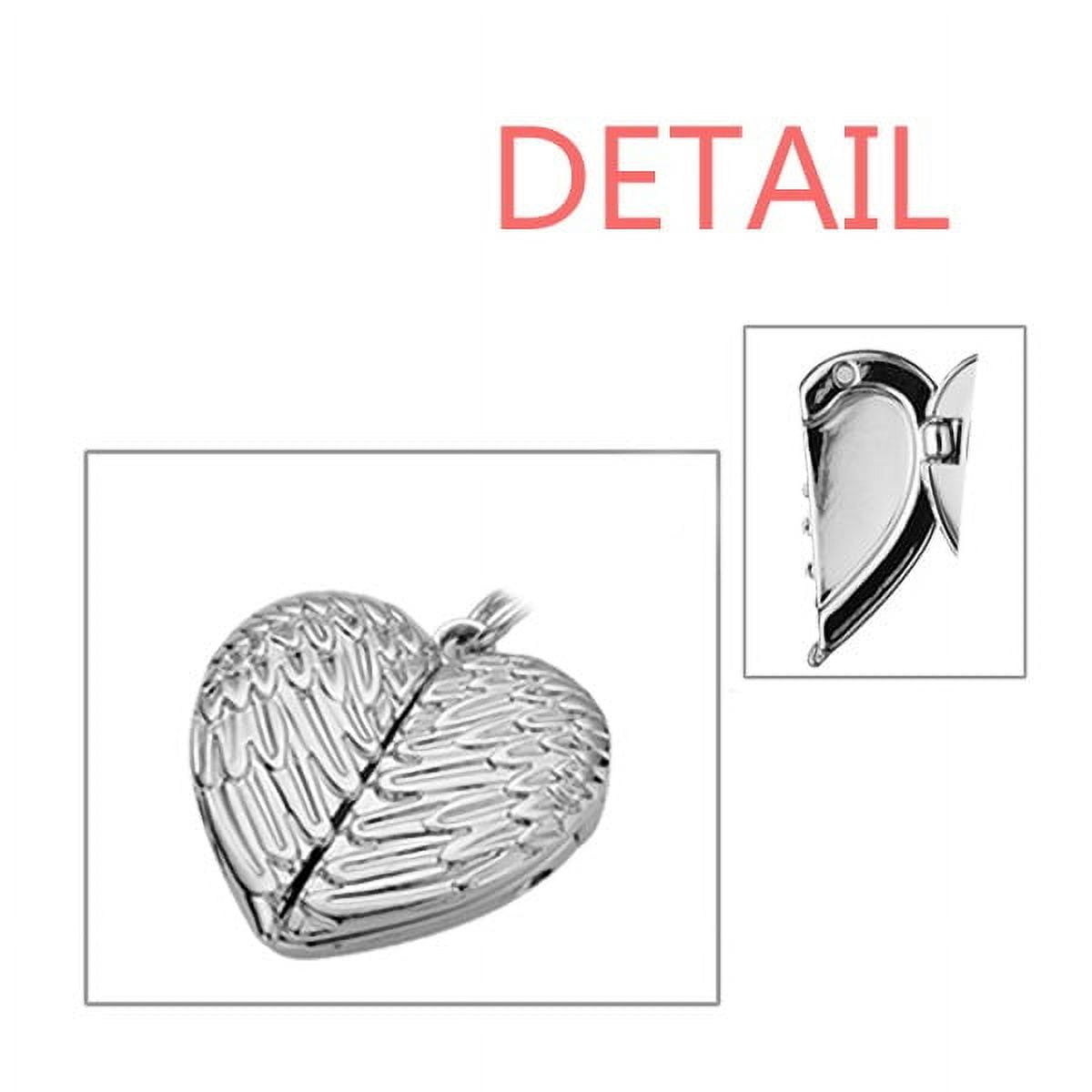 Orangutan Black And White Animal Heart Angel Wing Key Chain Holder