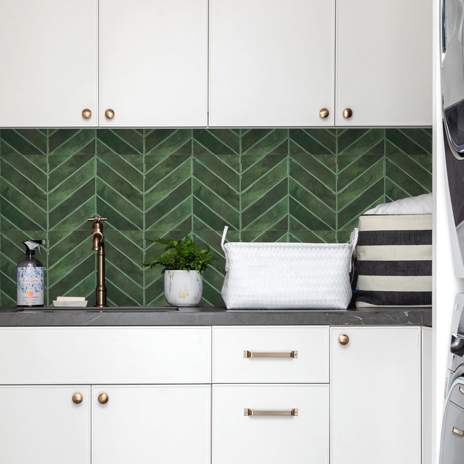 FLOLEOPA Peel and Stick Backsplash - 20 Sheets of 11.4" x 9" - 3D Adhesive Peel and Stick Tile Backsplash for Kitchen, Bathroom, Wall Tile