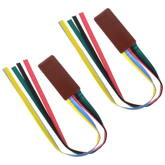 Masteelf 2 Pcs Multi-function Ribbon Bookmark Bookmarks for Women Color Ribbons Student Colorful
