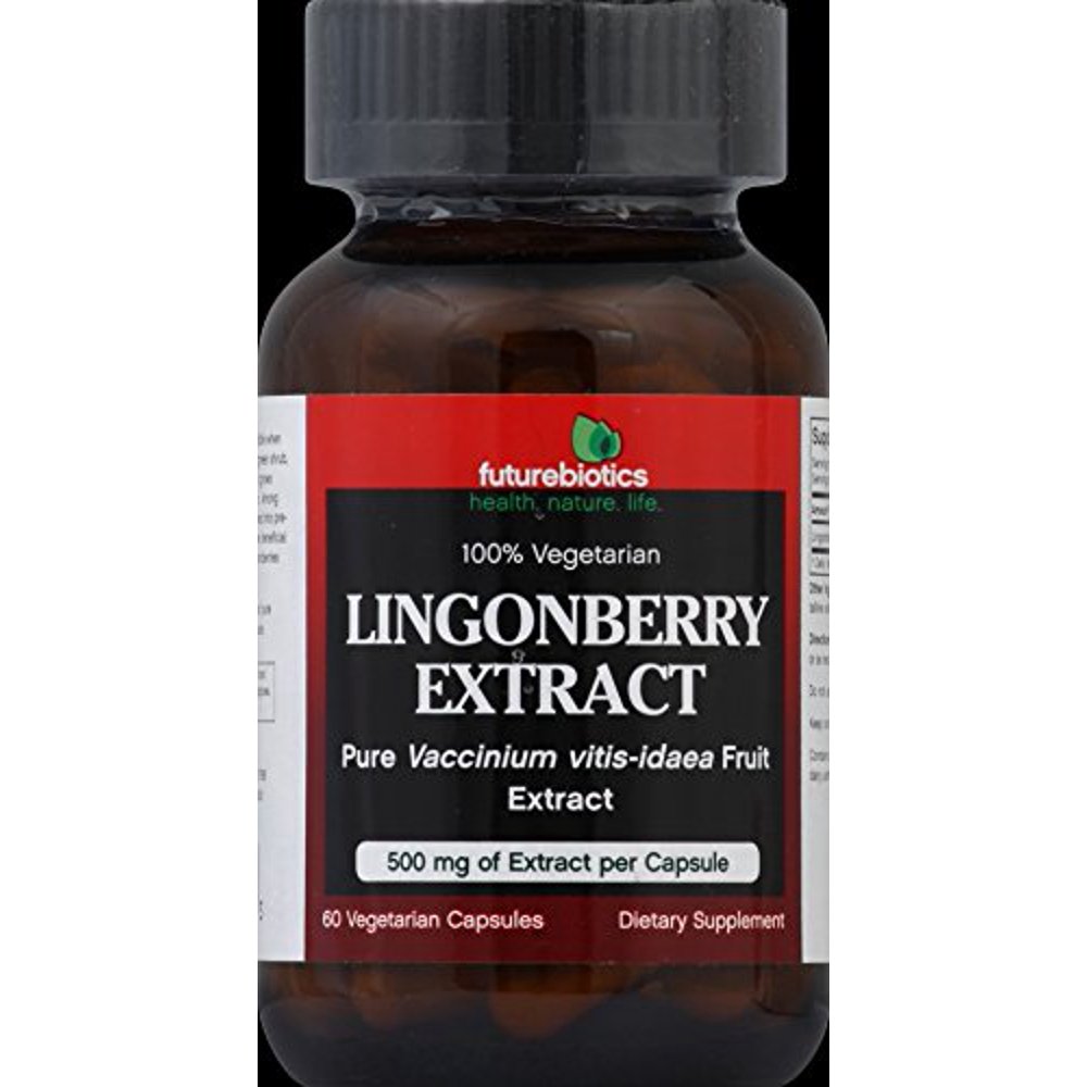 FutureBiotics Lingonberry Extract 500 mg 60 Vegetarian Capsules