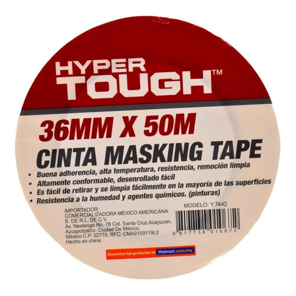 Masking Hyper Tough Adhesiva 36x50 Blanco