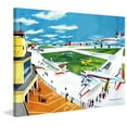 thumbnail image 2 of "Airport" Painting Print on Canvas, 2 of 5