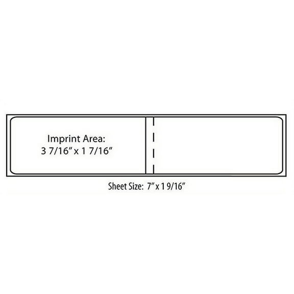 Hasler 9004020 Compatible Double Labels