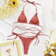 thumbnail image 1 of Traje de baño para mujer, moda, cómodo, bikini, traje de baño liso para mujer, bikinis, trajes de baño para mujer, conjuntos de bikini para mujer, trajes de baño bikini para mujer, 1 of 4