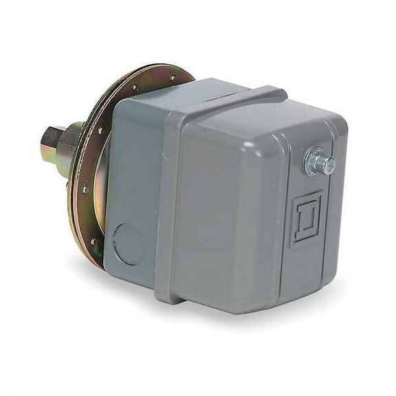 Vacuum Switch, Standard, DPST, 0 to 25 in Hg Range