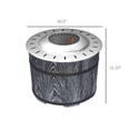 thumbnail image 7 of Topcobe Portable Fire Pit Stove - Smokeless Camping Bonfire for Backyard, Patio & Picnics - Magnesium Oxide Black Heater, 7 of 7