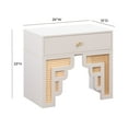 thumbnail image 4 of Suzie Cream & Rattan Nightstand, 4 of 6