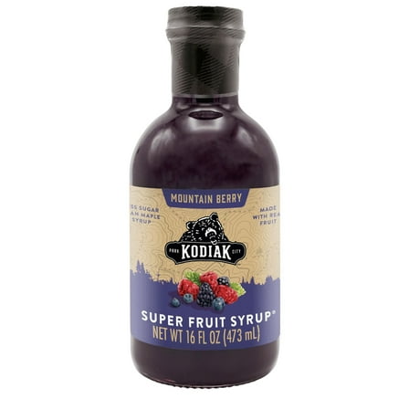 Kodiak Mountain Berry Super Fruit Syrup, 16 fl oz Bottle
