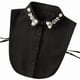 thumbnail image 3 of Fake Collar Detachable Collar for Women, Rhinestone Plaid Christmas Blouse Collar, Faux Dickey Collar Accessory for Shirts Blouses Tops, Adjustable Stylish False Collar for Holiday Party Office, 3 of 4