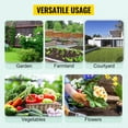 thumbnail image 5 of Portable Walk in Tunnel Greenhouse 15x65x7Ft White PE Cover Galvanized Steel Frame 8 Roll up Windows Diagonal Poles Zippered Door, 5 of 8