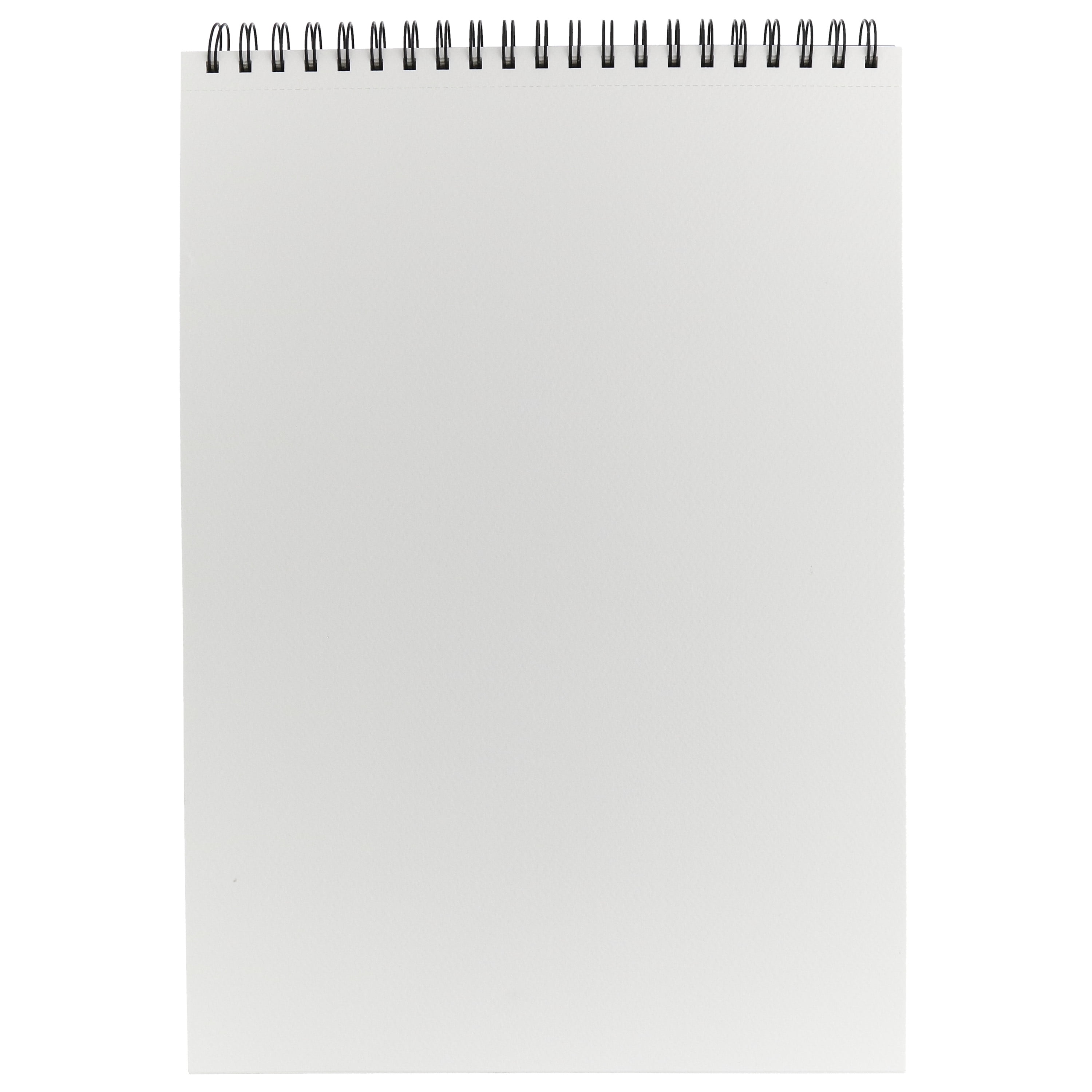Fabriano 1264 Watercolor Pad, Spiral Bound, 11”x15”, 140 lb, 30 Sheets, 100% Alpha-Cellulose, Wet Media